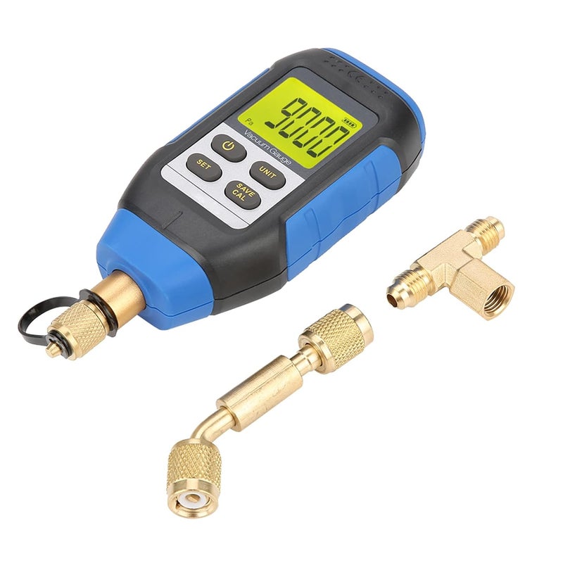 POCREATION Digital Vacuum Gauge VMV-1, High Precision Vacuum Pressure Monitor, 14 PSI Max, -5°C to 50°C Operating Range - Image 4